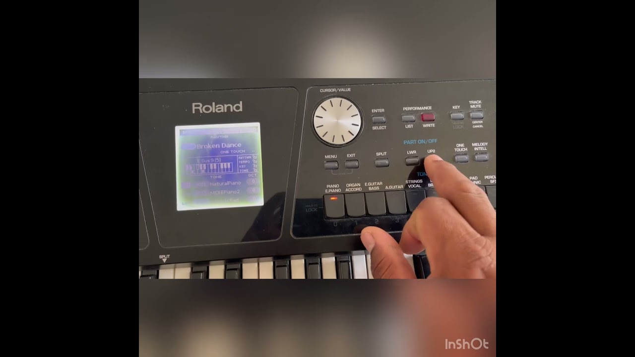 Roland Bk-5 como editar timbres