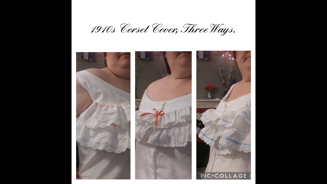 1910s Corset Covers Three Ways/Plus Size