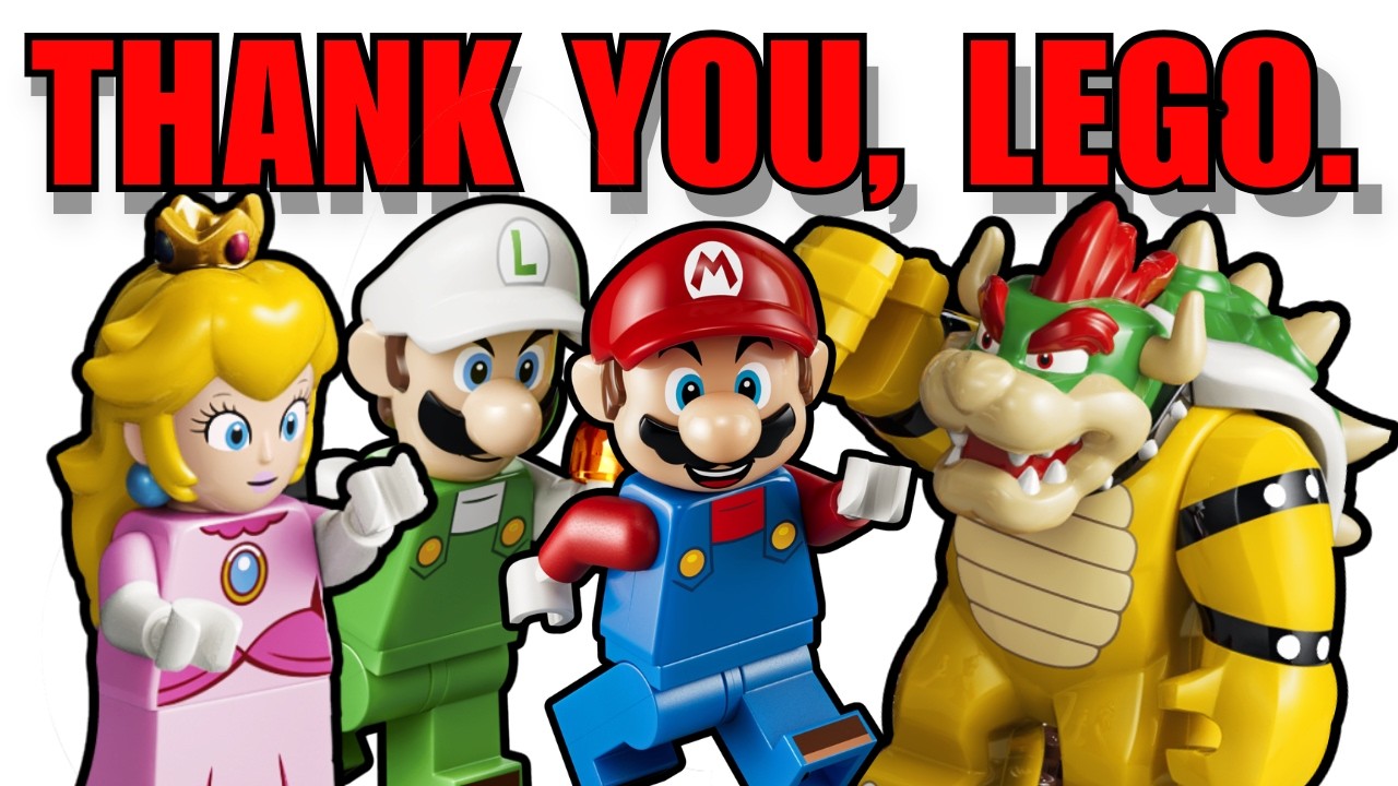 The LEGO Mario Minifigures Sets are...