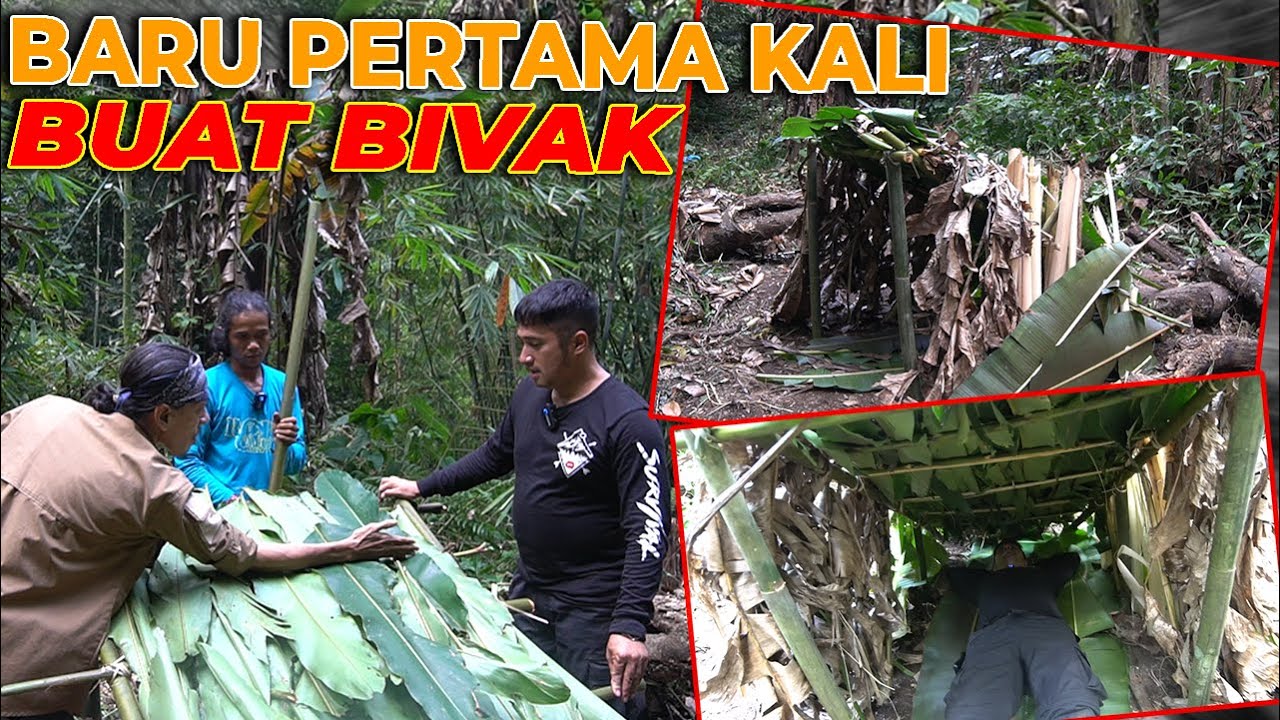 DI ALAM, GUE TIDURNYA DISINI GAES..!! BIKIN SENDIRI DARI DAUN