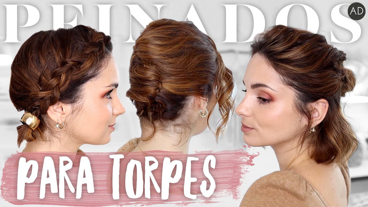 3 peinados para pelo corto PARA TORPES | (ad)