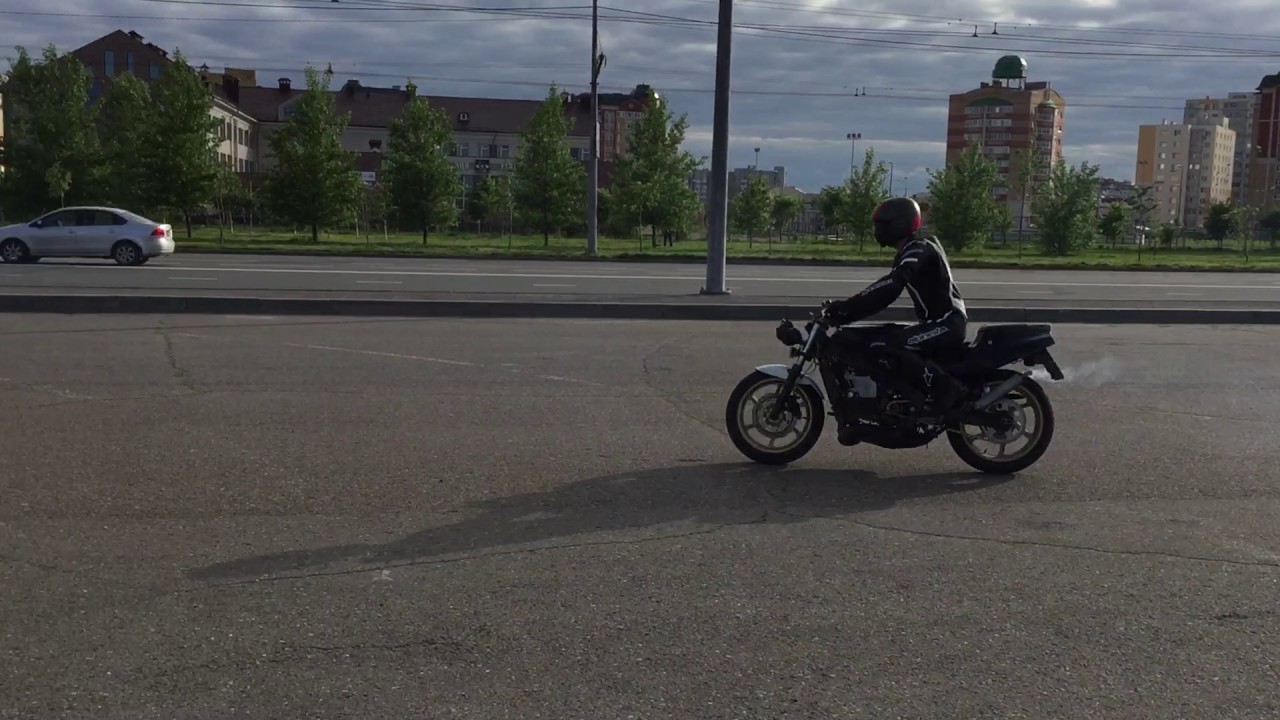 Ходовые испытания honda nsr 250 mc18