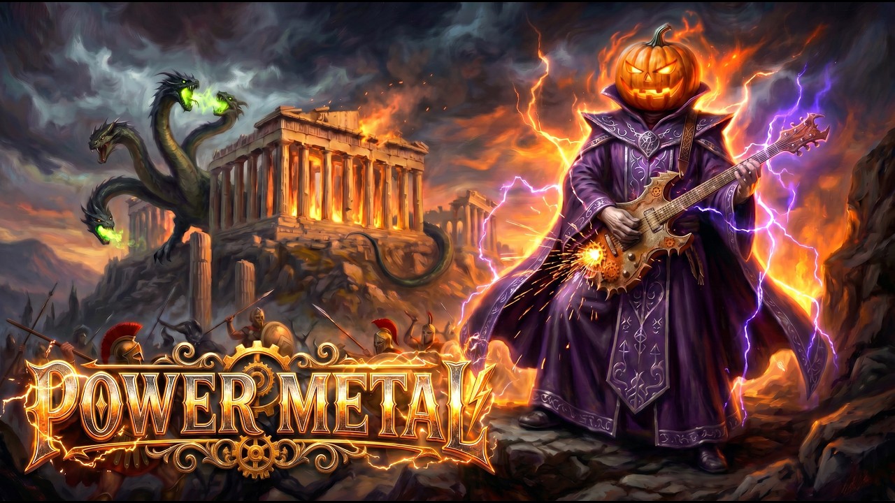 ⚔Power Metal Heroic Anthem🛡Ancient Mythic Vibes, Fast Riffs, Choir Layers & Cinematic Energy🎸