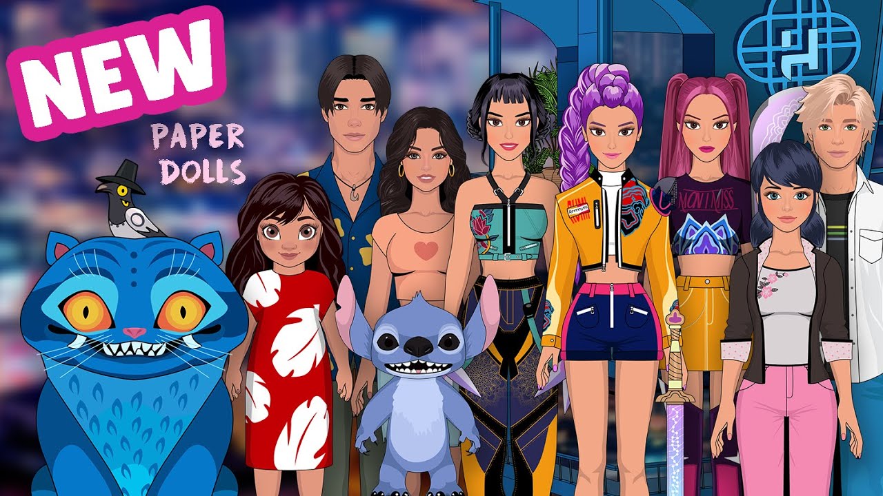 New Paper Dolls In My Collection And Free Printables | Dolls Crafts
