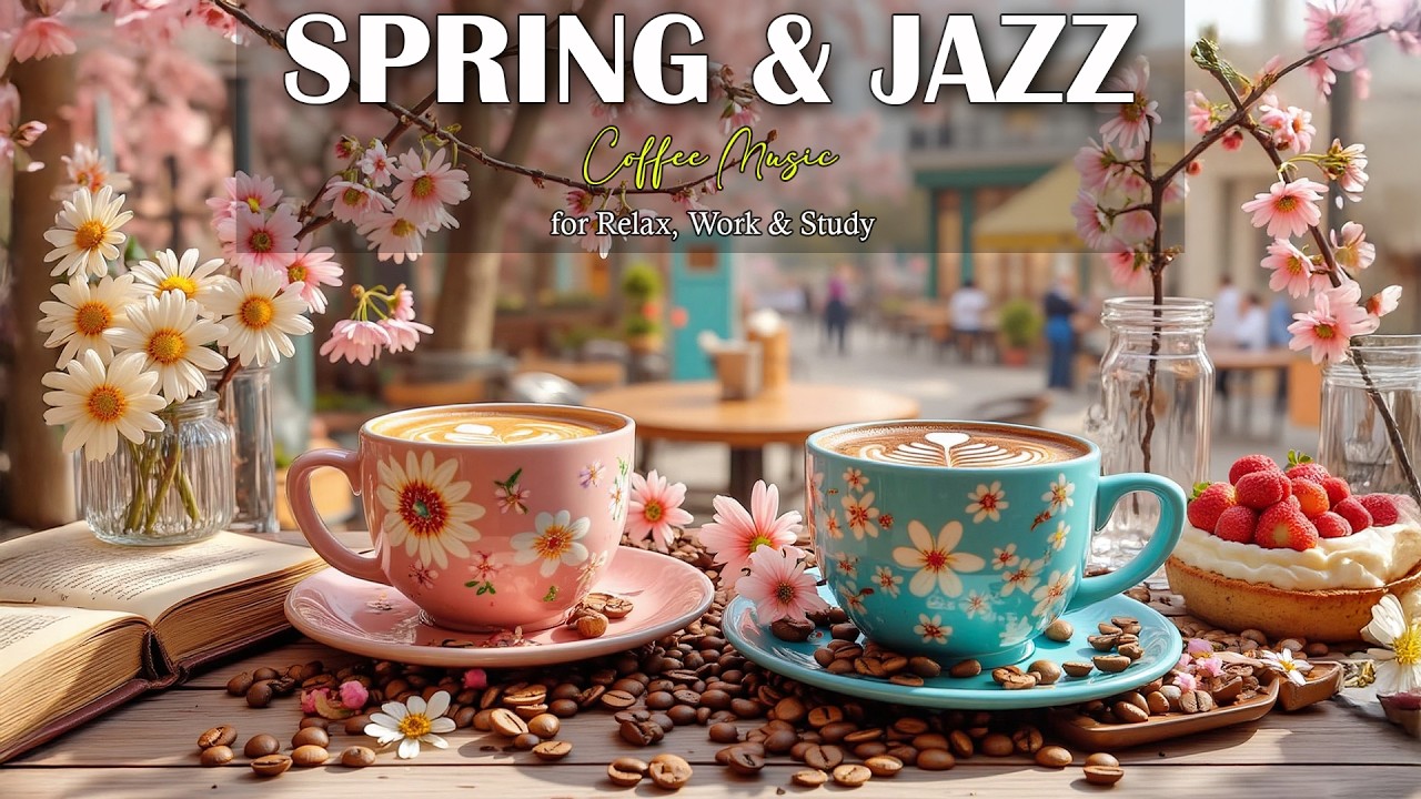 Blooming Spring Morning - Smooth Bossa Nova Guitar & Coffee Shop Vibes for Relax, Work & Study