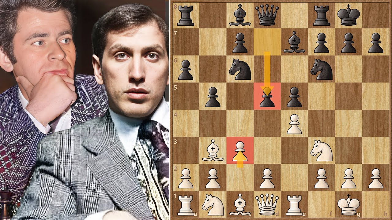 1000+ People Came To Watch This Game Live! || Fischer vs Spassky || Second Piatigorsky Cup (1966)