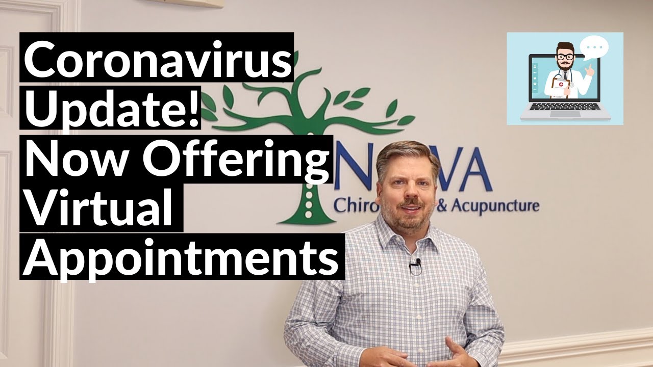 Now Offering Virtual Appointments - Chiropractor in Burke, VA