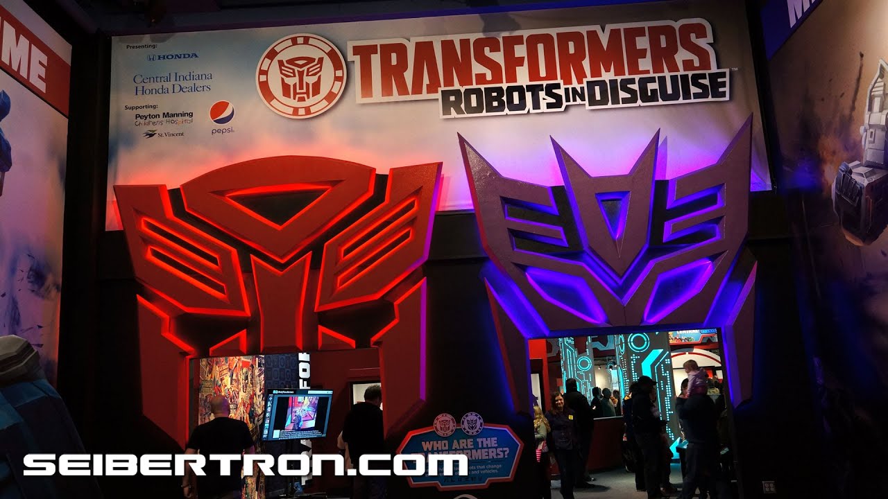 Transformers Robots In Disguise Exhibit at Children's Museum in Indianapolis 2015