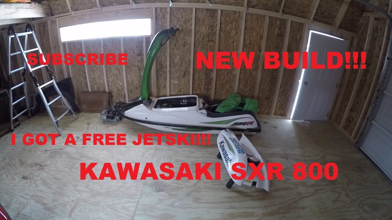 KAWASAKI SXR 800 BUILD PART 1 (stand up jet ski)
