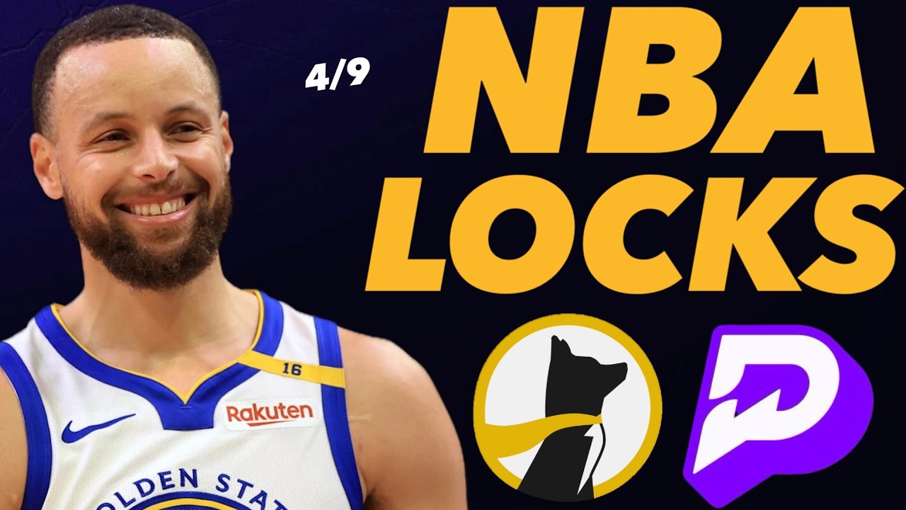 PRIZEPICKS NBA THURSDAY 4/9/26 - FREE PICKS!!!  (INSANE PAYOUT!!!) - BEST PLAYER PROPS - NBA TODAY