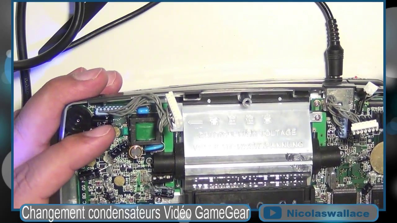 Problème de GameGear qui s'allume et s'éteint directement.