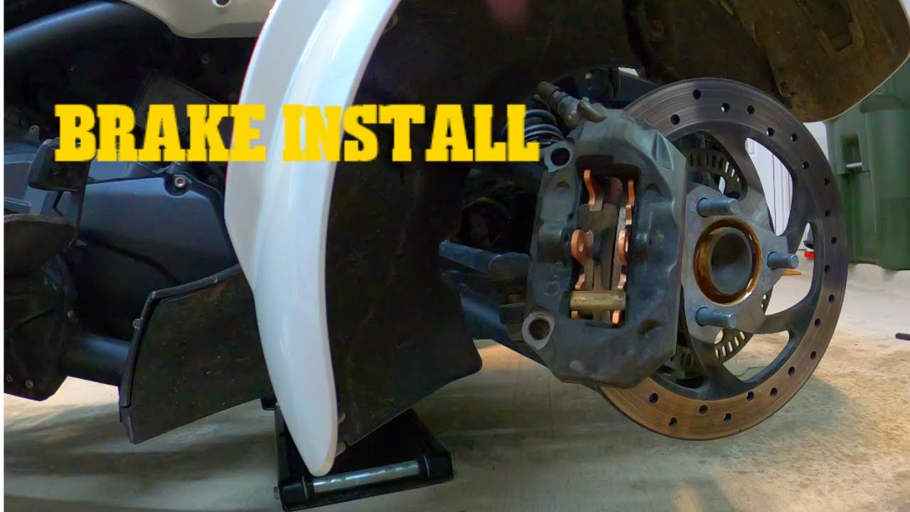 HOW TO INSTALL FRONT BRAKE PADS ON A CAN AM SPYDER