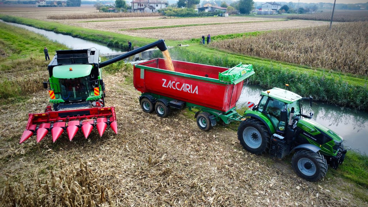 Trebbiatura Mais 2024 | Deutz Fahr 6060 hts