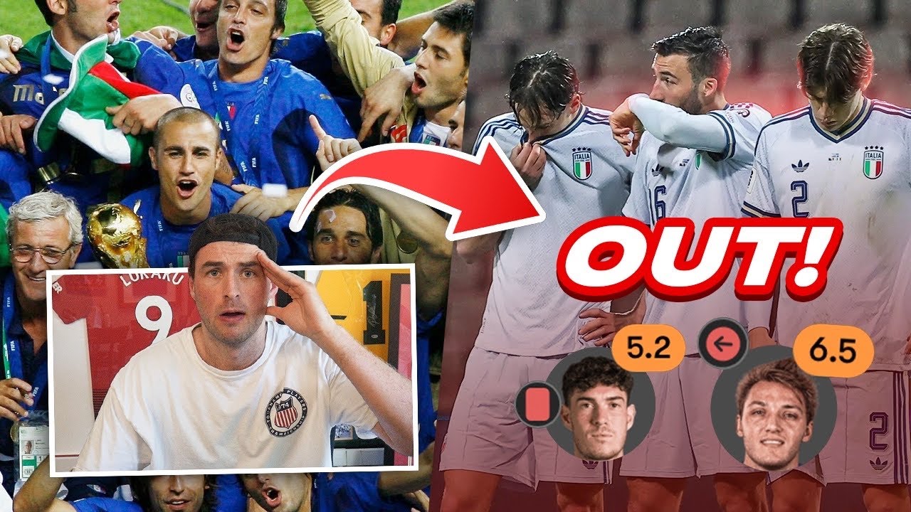 Italy Misses the 3rd World Cup IN A ROW!