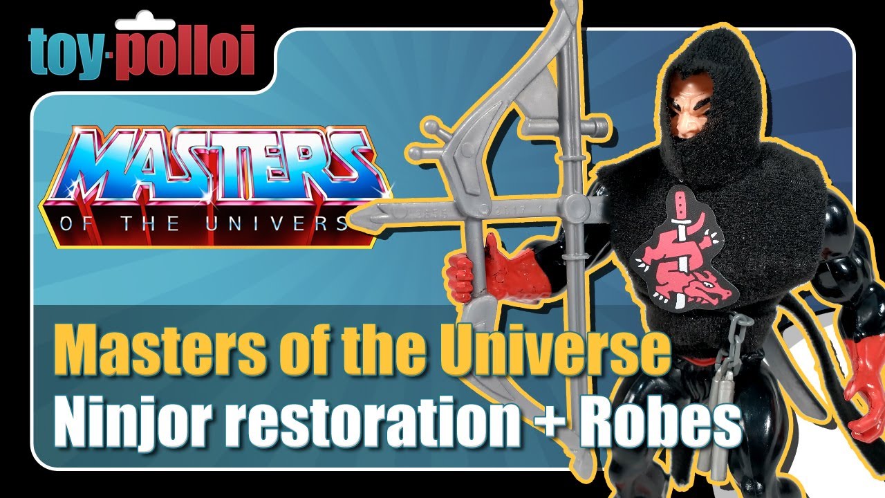 Vintage MOTU Ninjor restoration and Robes - Toy Polloi