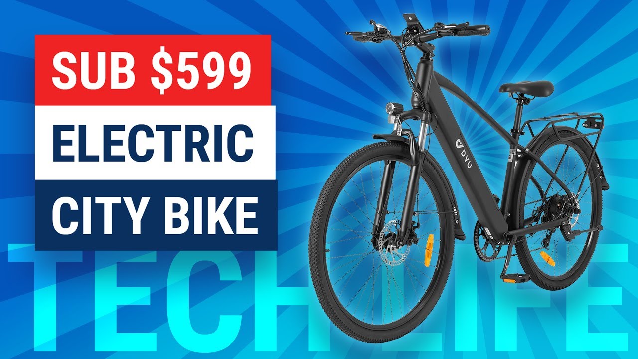 ELECTRIC City Bikes Under $1000! DYU C5 Hybrid E-Bike Review
