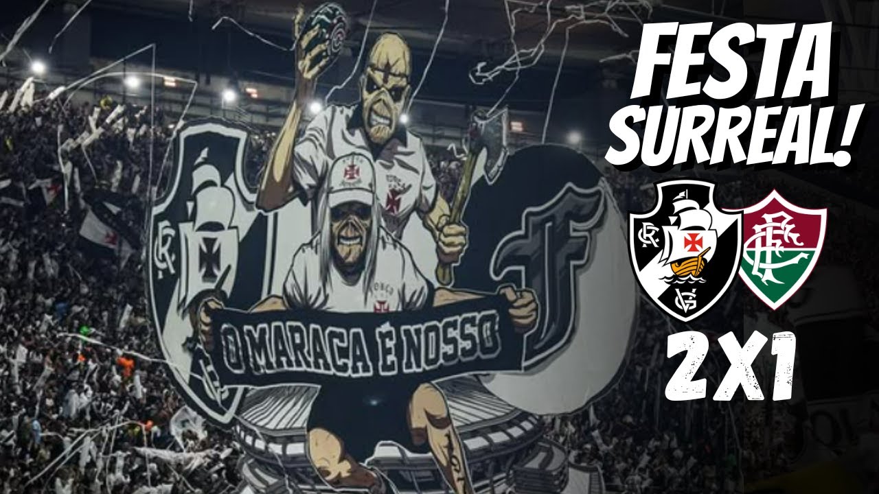 SENSACIONAL! A FESTA DA TORCIDA DO VASCO NO MARACAN&Atilde; CONTRA O FLUMINENSE! &Eacute; DE ARREPIAR!