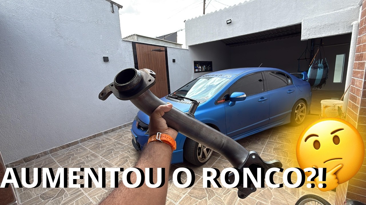 Como instalar Downpipe Civic G8 - Instalação em casa