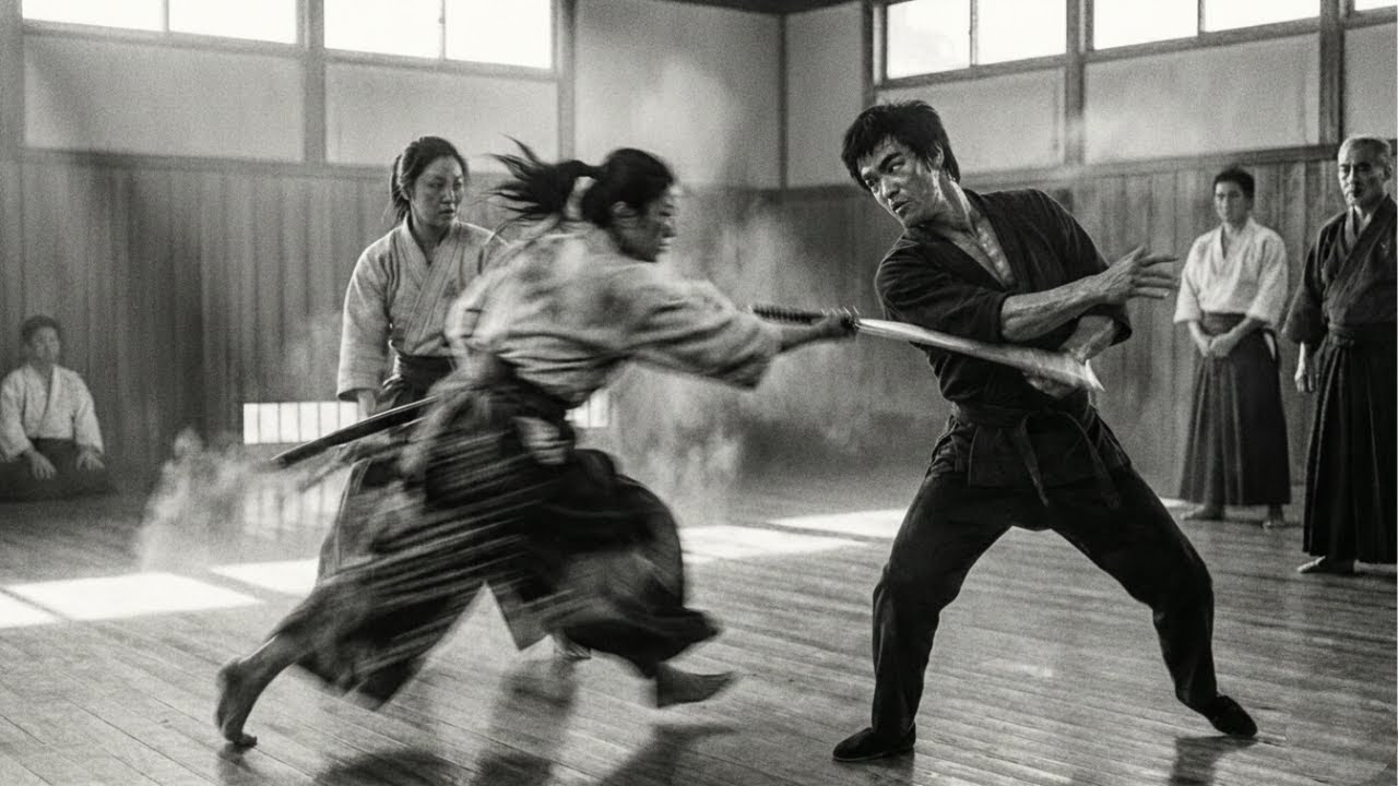 Bruce Lee 2 Female Samurai Masters Challenged With Swords Defeated Both Bare Hands 1971 Tokyo Secret