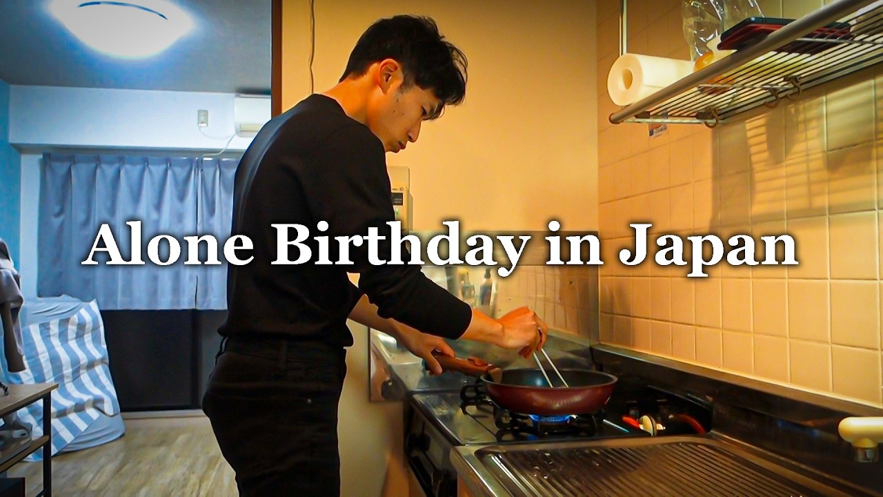 【Vlog】I'm alone, but I was able to make my birthday a wonderful day | Daily life of Japanese men🗾