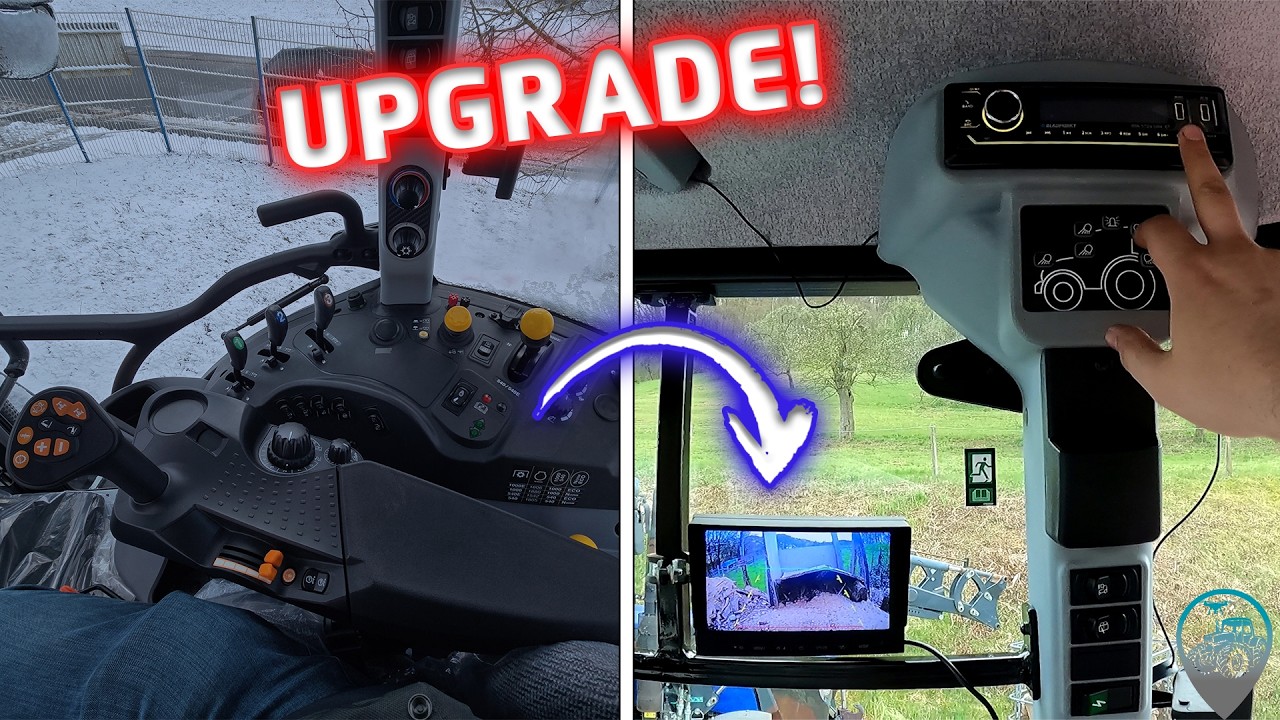 Neuer Traktor bekommt ein Upgrade! Radio, Kamera & Warnsystem nachger&uuml;stet 🚜