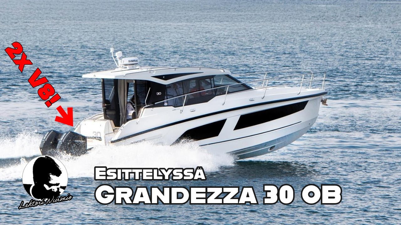 2x 250 hv V8 per&auml;moottoria 30-jalkaisessa matkaveneess&auml;! - Esittelyss&auml; Grandezza 30 Outboard