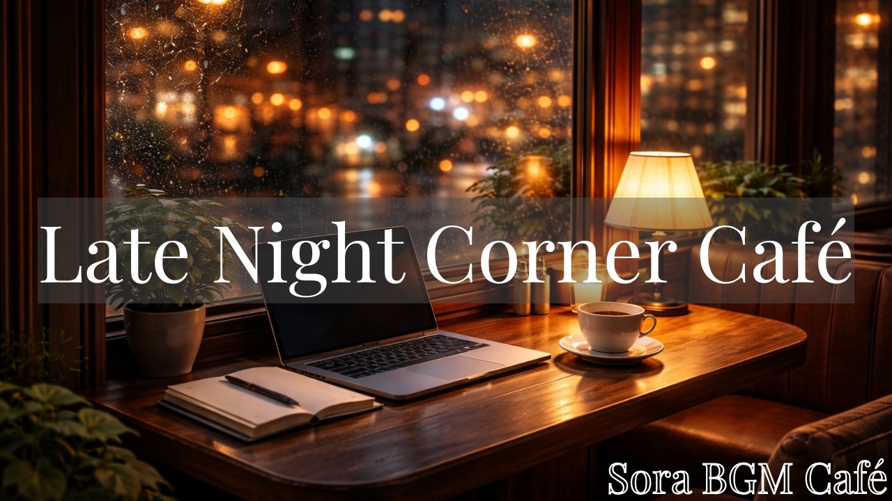 Late Night Corner Café | Deep Focus & Quiet Work ☕🌙