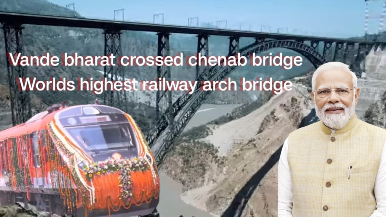 Chenab Bridge - worlds highest railway arch bridge/ NWTV
