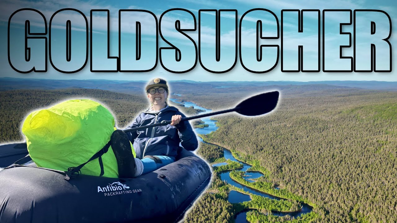 Mit ULTRALEICHT Packraft in finnischer Wildnis GOLD gefunden? Anfibio Nano in Finnland 🇫🇮