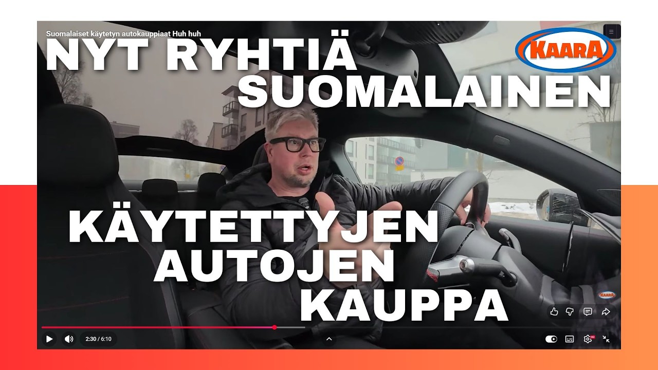 Suomalaiset käytetyn autokauppiaat Huh huh