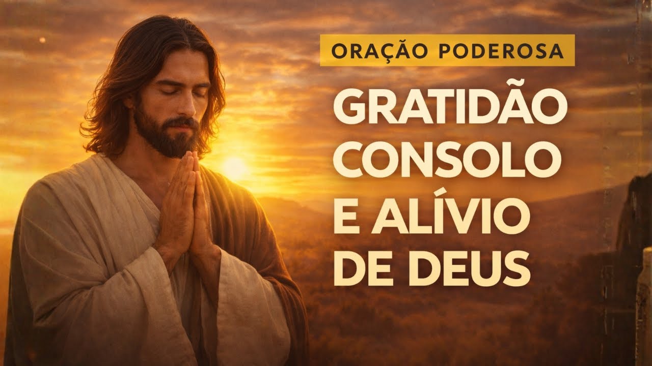 Oração Poderosa de Gratidão e Consolo | Sinta a Paz de Deus Agora 