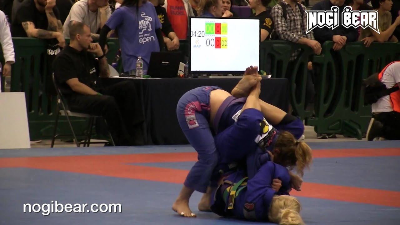 Katyanne Klitz vs Taylor Sausser • IBJJF NY Spring Open 2015 • Women's Purple Belt Gi Grappling