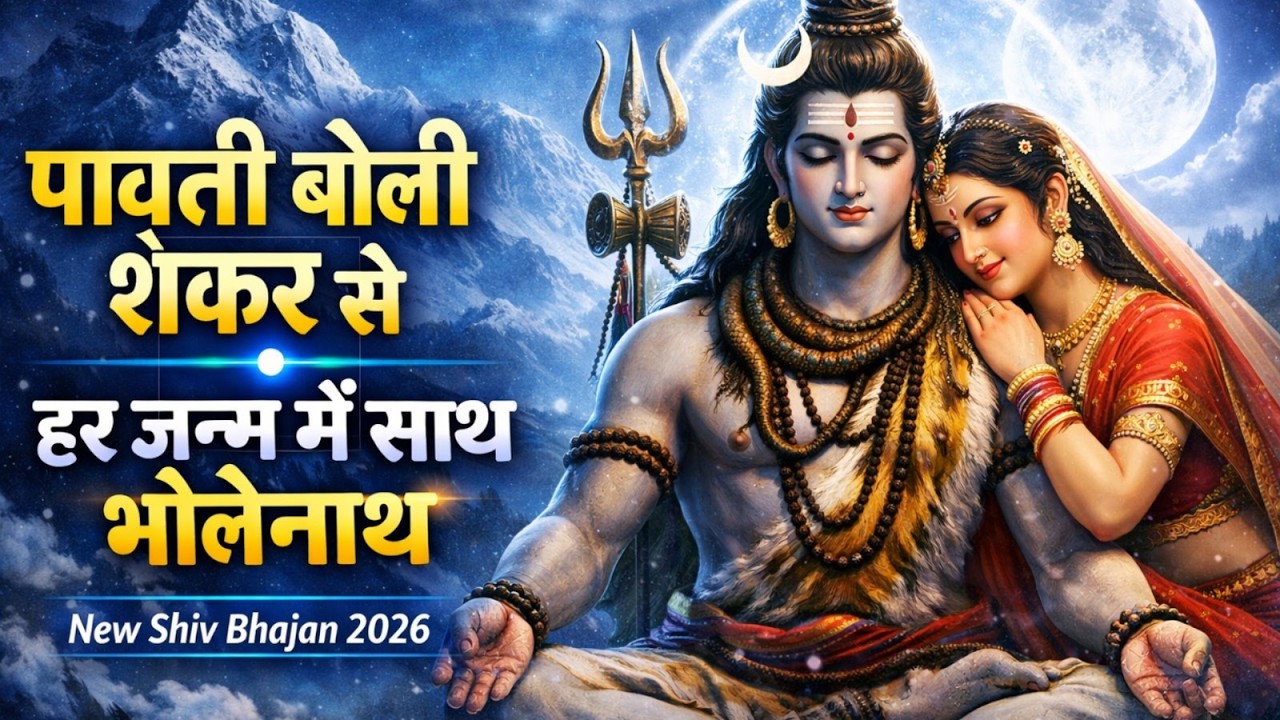 पार्वती बोली शंकर से | हर जन्म में साथ भोलेनाथ | Latest Shiv Bhajan 2026