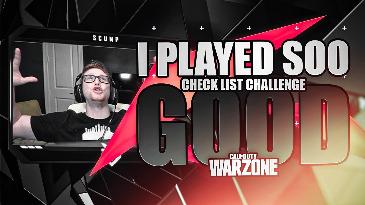 CHECKLIST CHALLENGE - SCRAPYARD (I WAS FRYING)