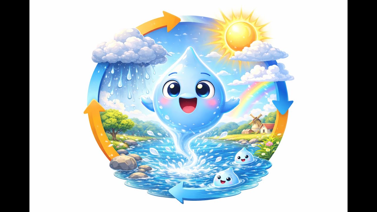 Jinni and water cycle @StoryTalesToon24