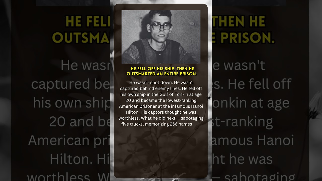 He Fell Off His Ship. Then He Outsmarted an Entire Prison.