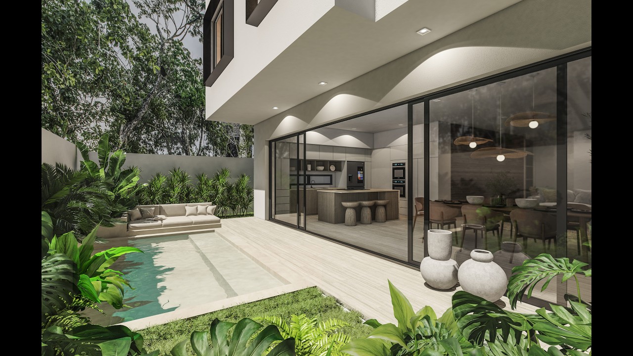 Proyecto Casa Cielo en residencial Vía Cumbres 📍 Cancún, México