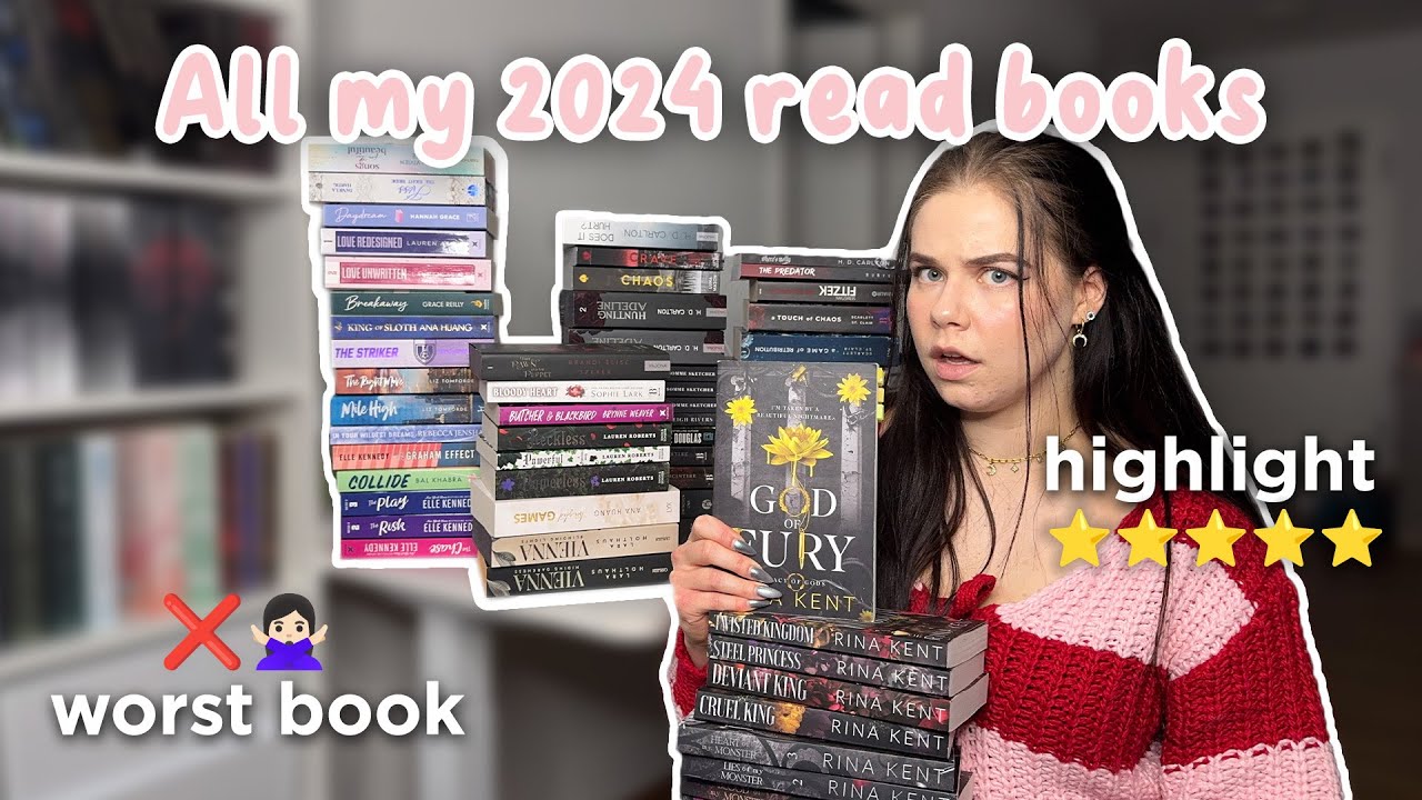ALL the books that I've read in 2024📖✨ | Pilot Juli