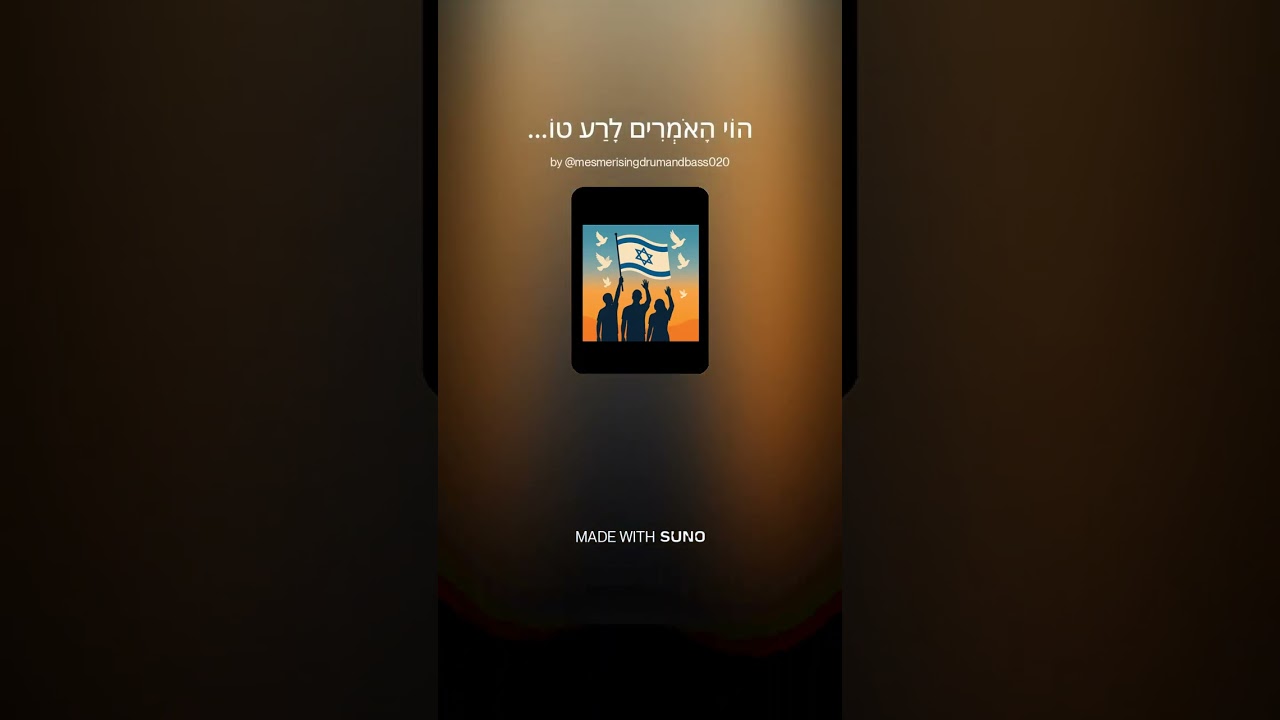 הוֹי הָאֹמְרִים לָרַע טוֹב וְלַטּוֹב רָע   רימיקס
