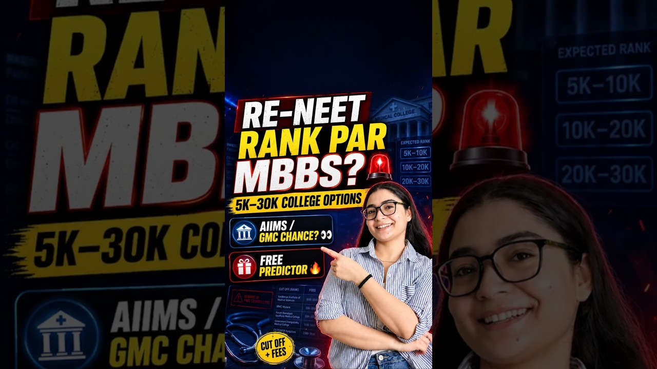 Re-NEET Rank Wise MBBS Colleges, 5K, 10K, 20K, 30K Rank Options