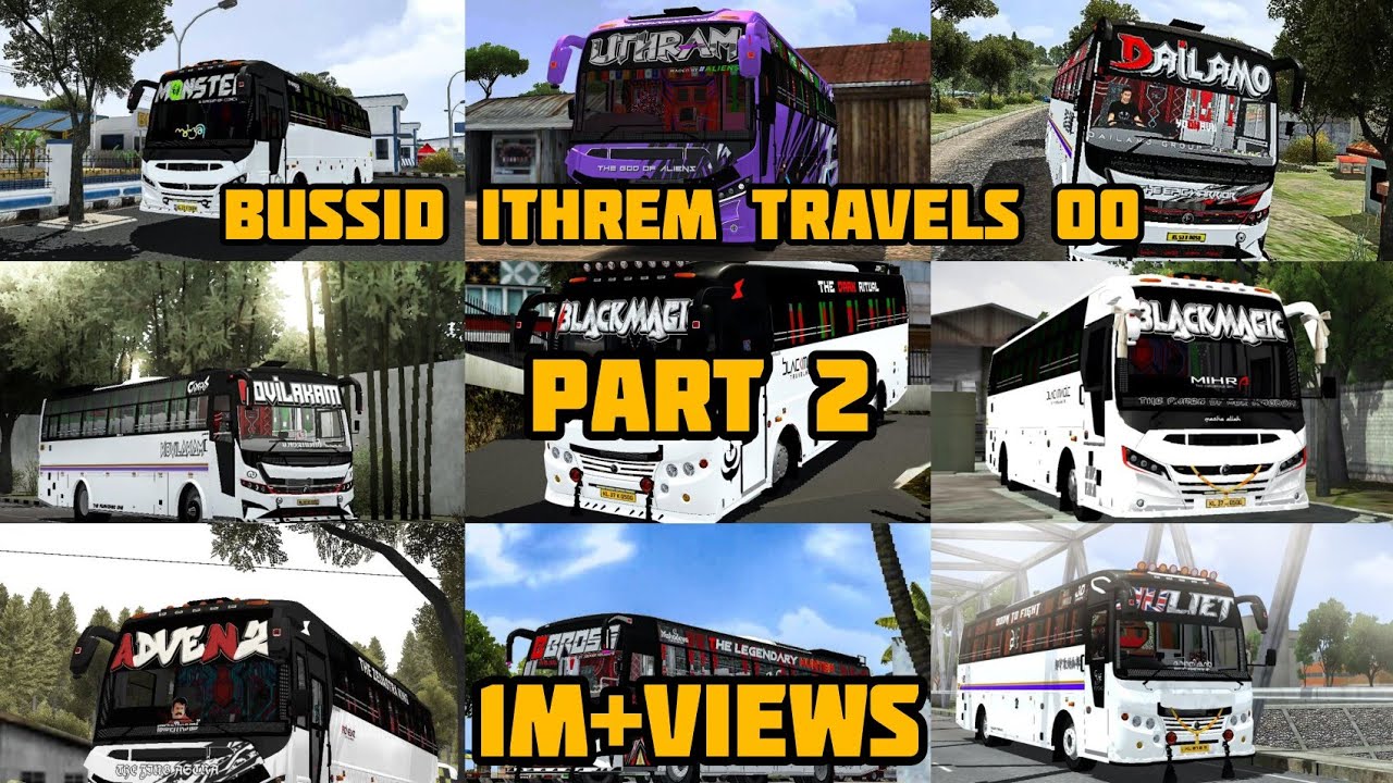 BUSSID ഇത്രേം travels ഓ,കേരളത്തിൽ ഉള്ള tourist bus കൂടുതലോ 😱👀/part 2 / bussid @GAMINGKARTHIK2008