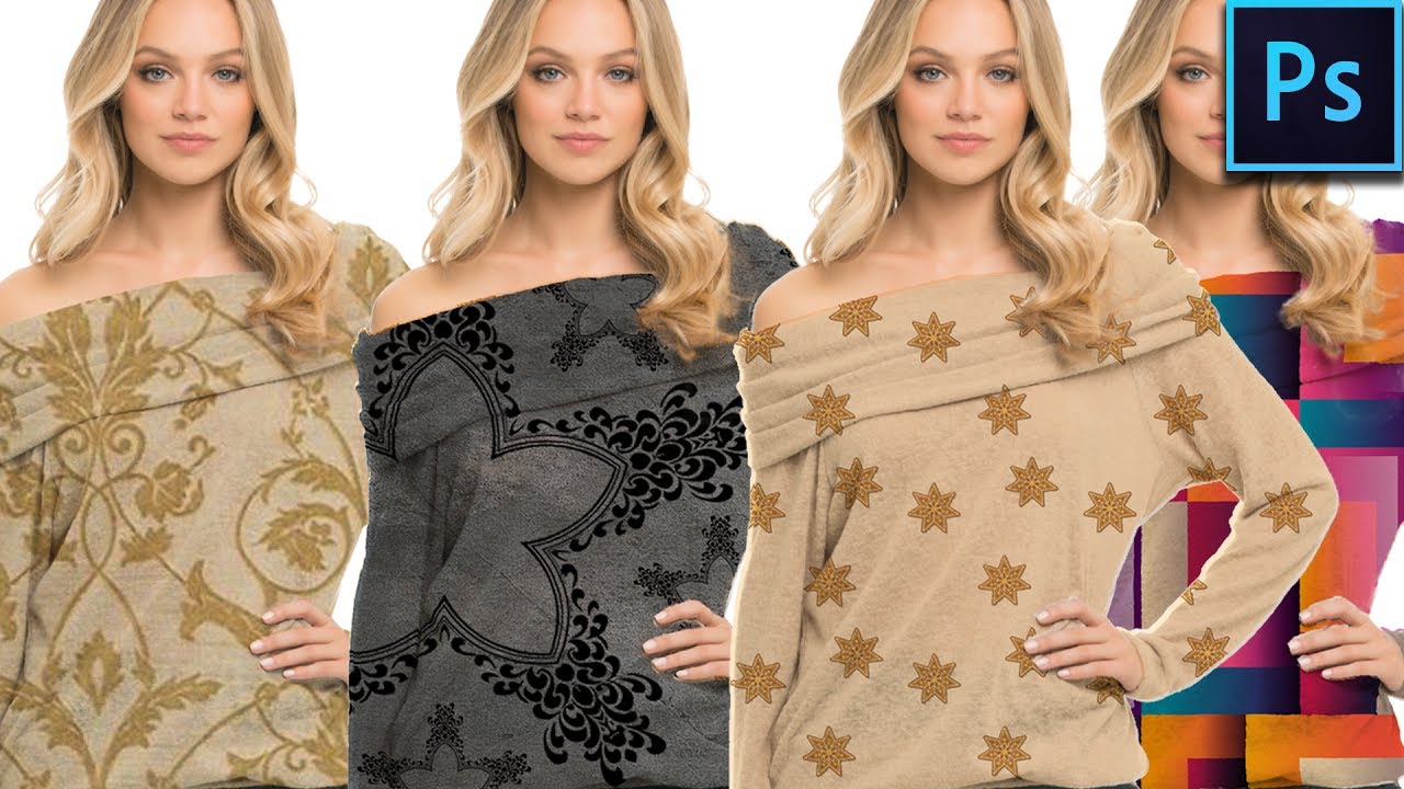 Photoshop Tutorial | How to Change Clothing Texture in Photoshop