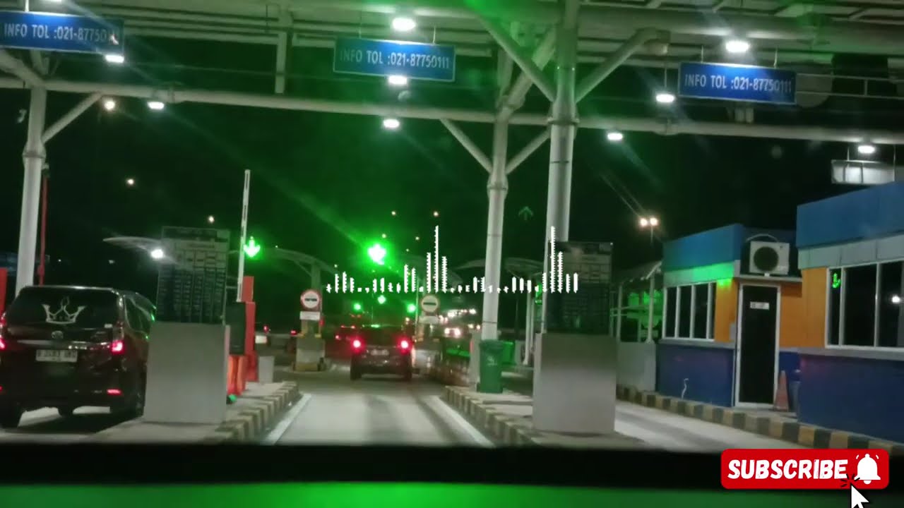 Trip at Night and enjoying Jakarta road