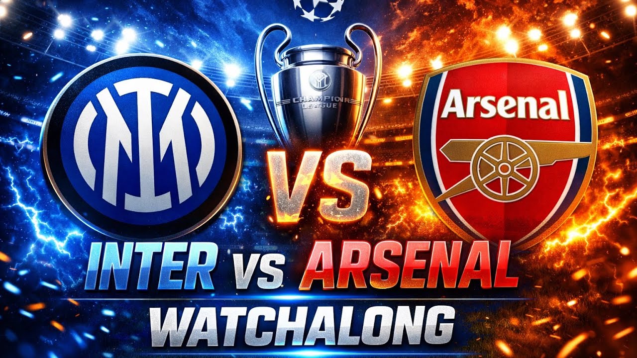 INTER V ARSENAL LIVE WATCHALONG 🔴⚪️