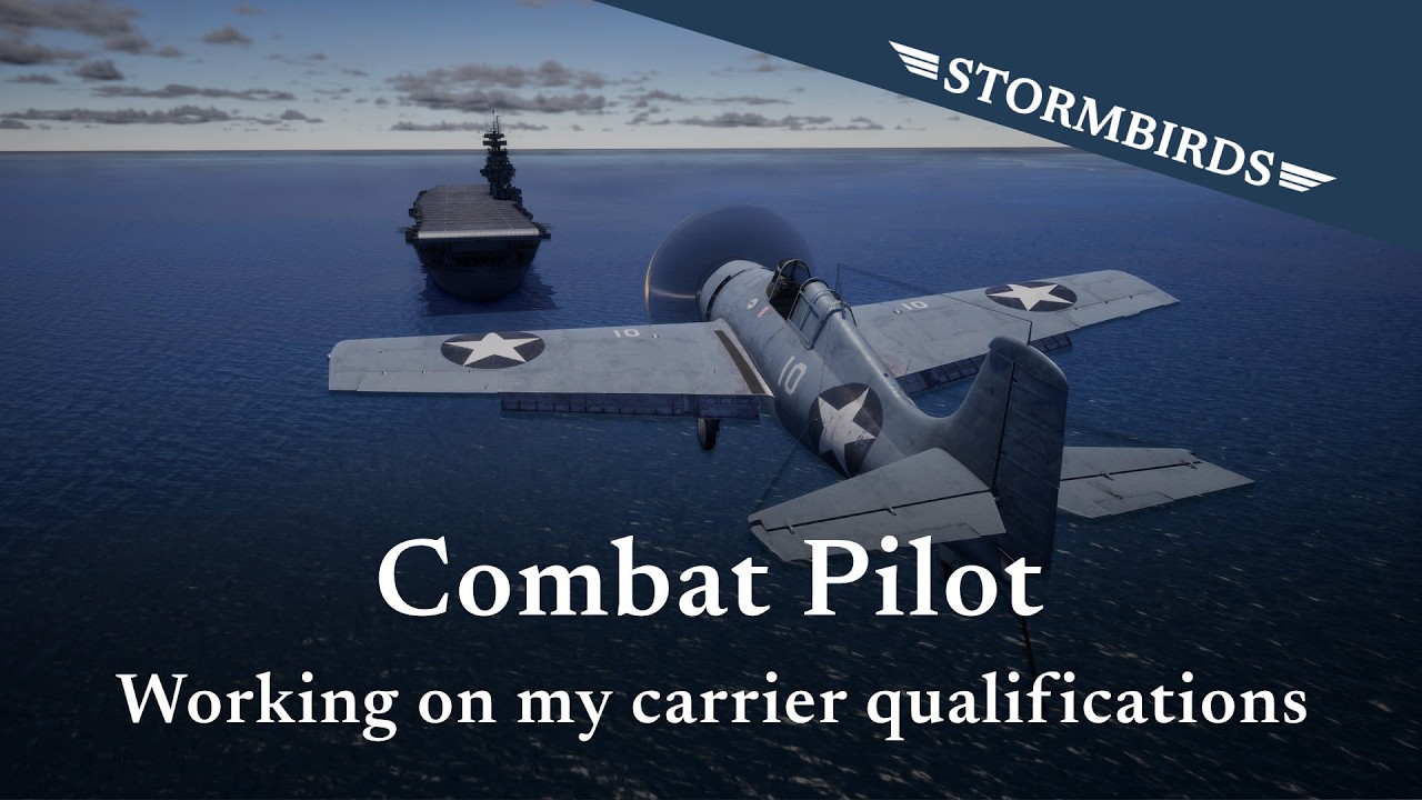 Working on my carrier qualifications | Combat Pilot: Carrier Qualification alpha