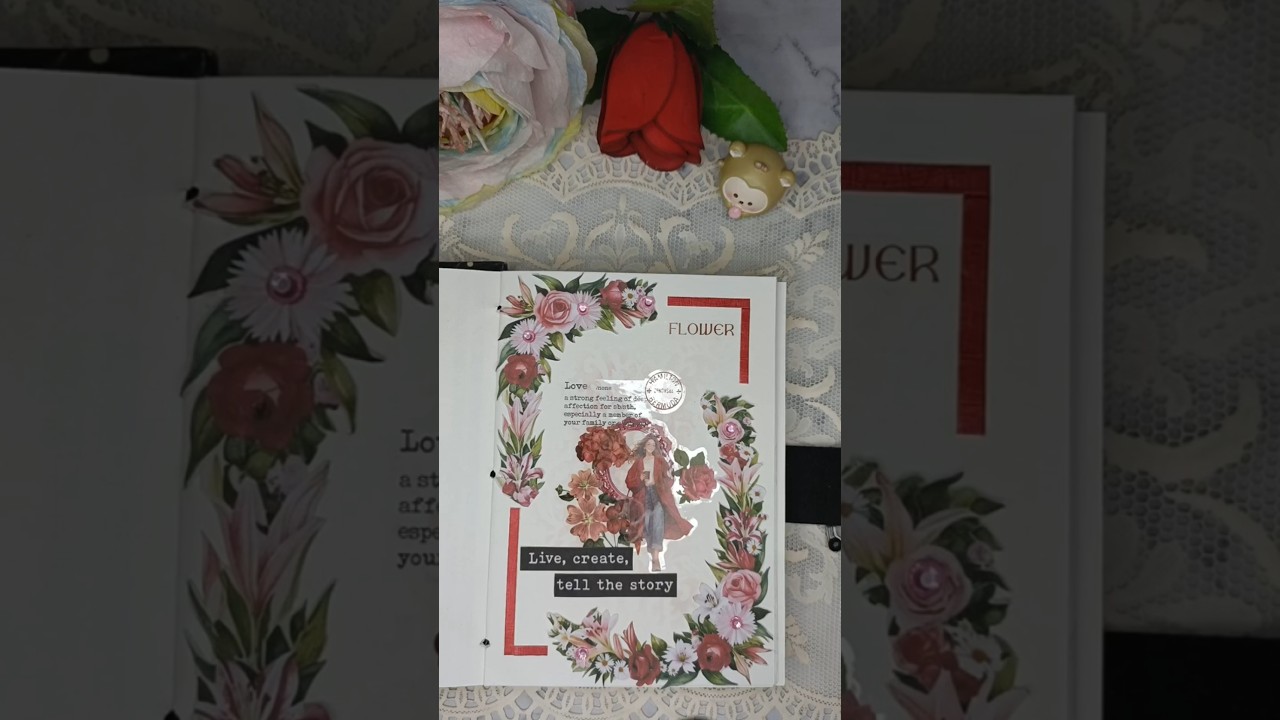 💫 Aesthetic Floral Journal Spread🌸 