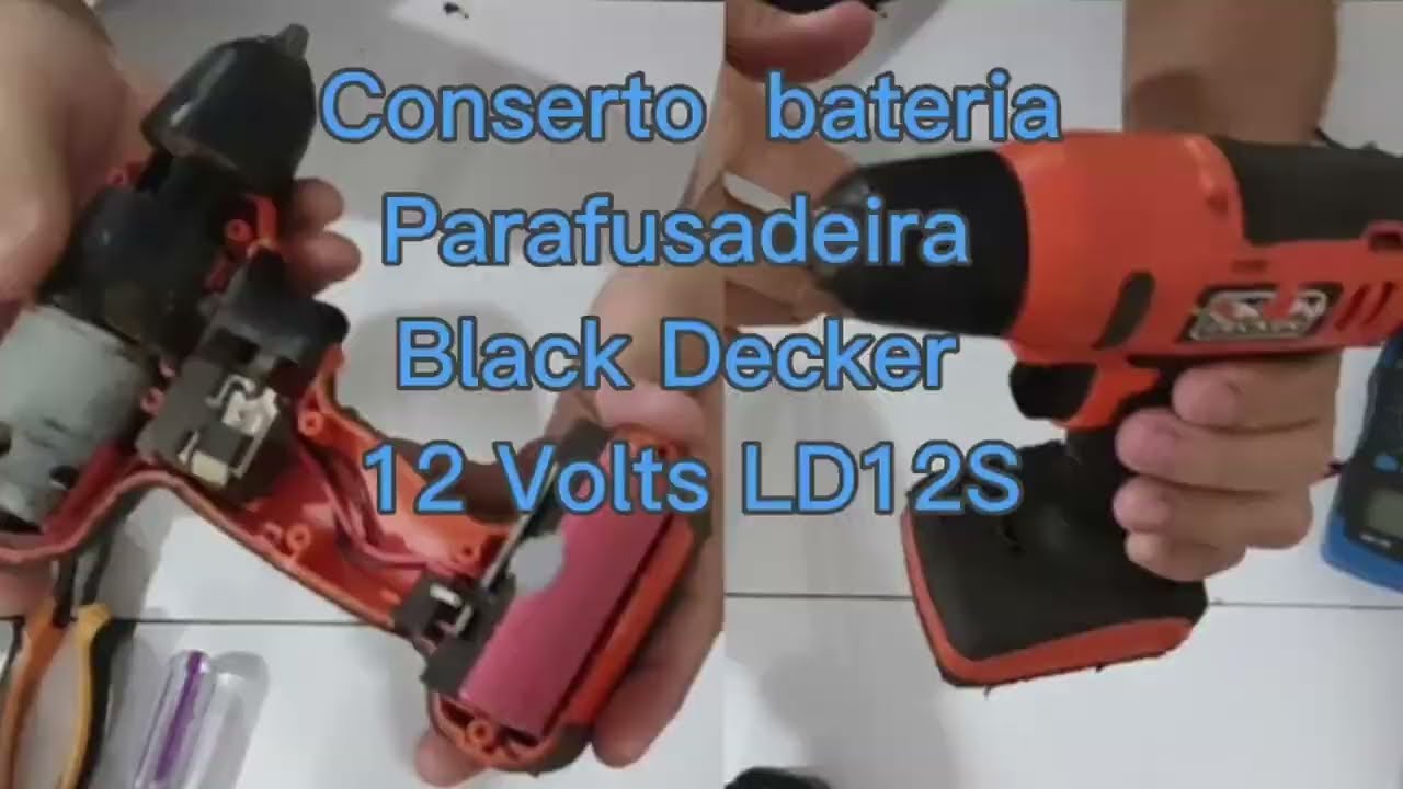 Conserto Bateria Parafusadeira Black Decker Ld12s
