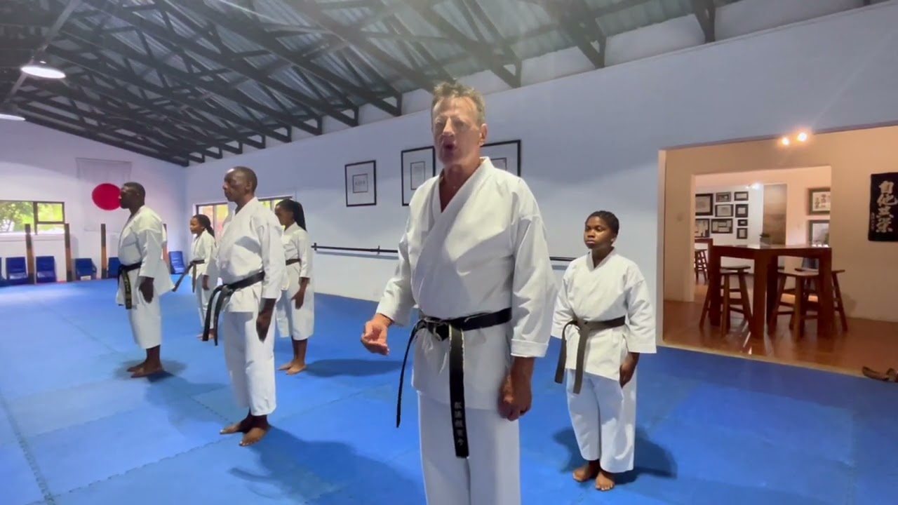 How to begin a Karate class