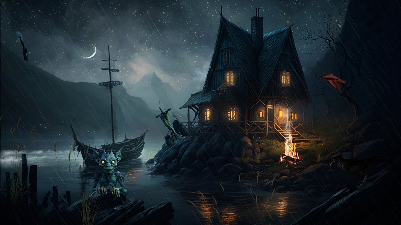 Viking Moonlit Nights - Relaxing Norse Ambience and Music for Study or Sleep