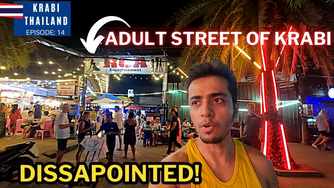 How Is The Nightlife In Ao Nang Beach Krabi, Thailand? (RCA Krabi Walking Street)| Ep-14